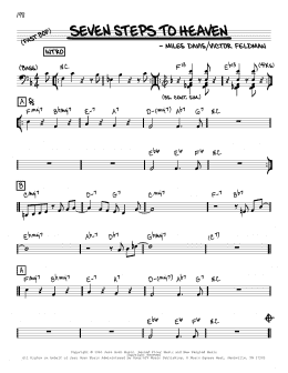 page one of Seven Steps To Heaven (Real Book – Melody & Chords – C Instruments)