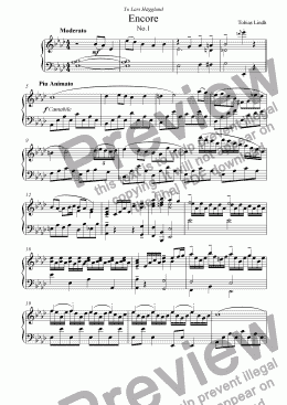 page one of Encore No.1