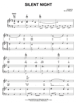 page one of Silent Night (Piano, Vocal & Guitar Chords (Right-Hand Melody))