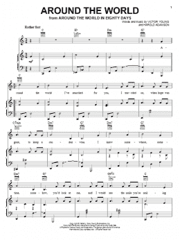 page one of Around The World (Piano, Vocal & Guitar Chords (Right-Hand Melody))