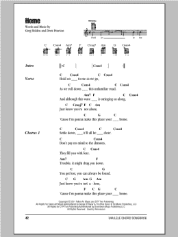 page one of Home (Ukulele Chords/Lyrics)