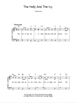 page one of The Holly And The Ivy (Easy Piano)