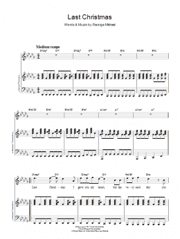 page one of Last Christmas (Piano & Vocal)