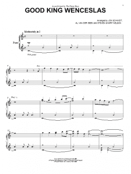 page one of Good King Wenceslas (Cello and Piano)