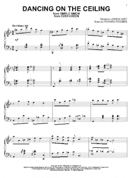 page one of Dancing On The Ceiling (Piano Solo)