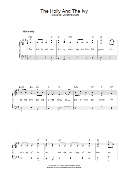 page one of The Holly And The Ivy (Easy Piano)