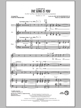 page one of The Song Is You (SSA Choir)