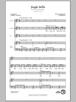 page one of Jingle Bells (SSA Choir)