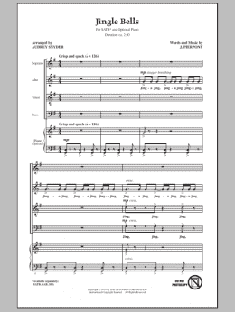 page one of Jingle Bells (SATB Choir)