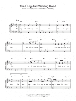 page one of The Long And Winding Road (Easy Piano)