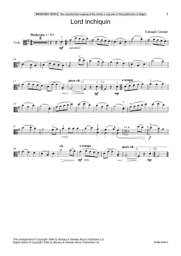 page one of Lord Inchiquin (Instrumental Solo)