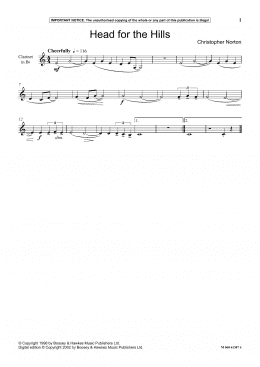 page one of Head For The Hills (Instrumental Solo)