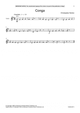 page one of Conga (Instrumental Solo)