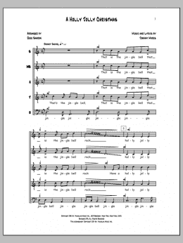 page one of A Holly Jolly Christmas (SATB Choir)