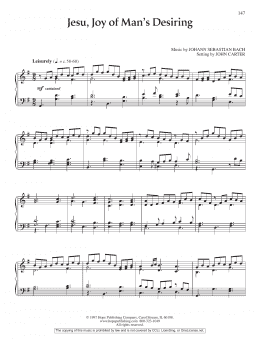 page one of Jesu, Joy of Man's Desiring (Piano Solo)