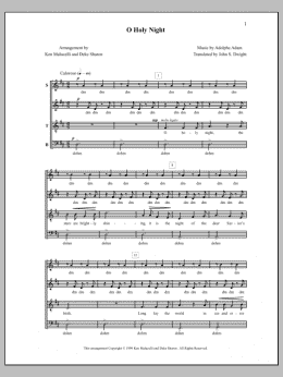 page one of O Holy Night (SATB Choir)