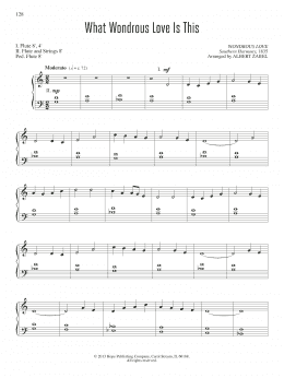 page one of What Wondrous Love Is This (Organ)