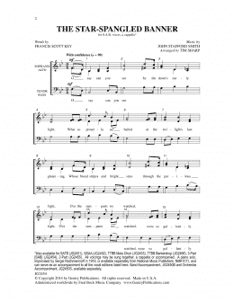 page one of The Star-Spangled Banner (SAB Choir)