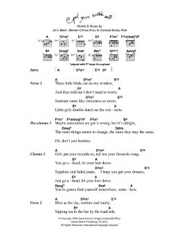 page one of Put Your Records On (Guitar Chords/Lyrics)