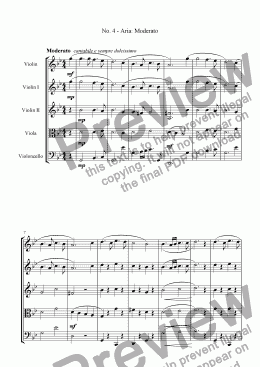 page one of Petite Suite - IV. Aria