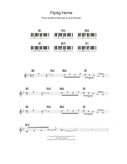 page one of Flying Home (Piano Chords/Lyrics)