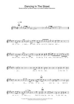 page one of Dancing In The Street (Lead Sheet / Fake Book)