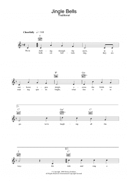 page one of Jingle Bells (Lead Sheet / Fake Book)