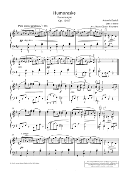 page one of Humoresque (Piano Solo)