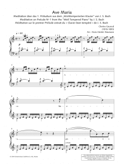 page one of Ave Maria (Piano Solo)