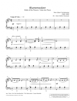 page one of Waltz of the Flowers (Piano Solo)