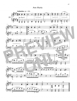 page one of Ave Maria (Piano Solo)