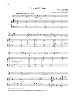 page one of To a Wild Rose (Woodwind Solo)