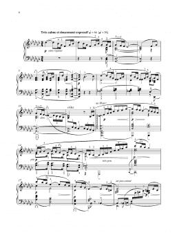 page one of La Fille aux cheveux de lin (Piano Solo)