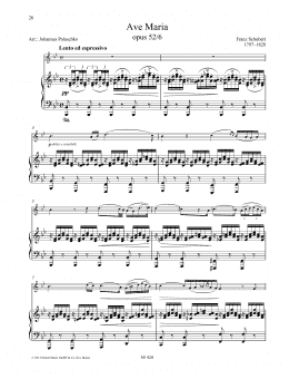 page one of Ave Maria (String Solo)