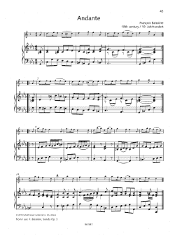 page one of Andante (Woodwind Solo)