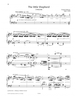 page one of The Little Shepherd (Piano Solo)