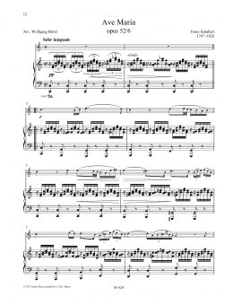 page one of Ave Maria (Woodwind Solo)