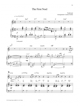 page one of The First Noel (Piano & Vocal)