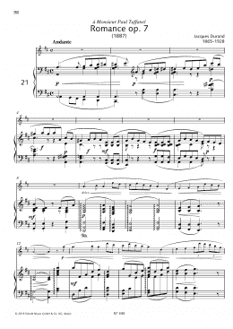 page one of Romance (Woodwind Solo)