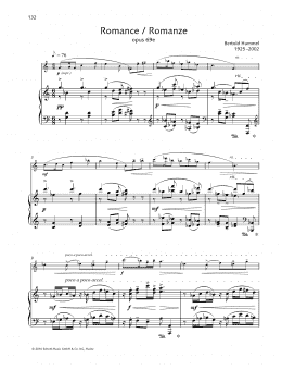 page one of Romance (Woodwind Solo)