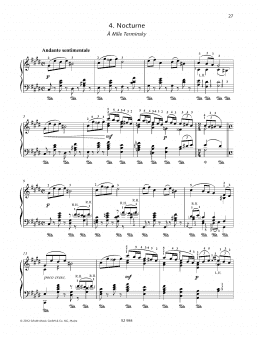 page one of Nocturne (Piano Solo)