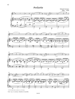 page one of Andante (Woodwind Solo)