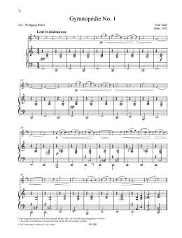 page one of Gymnopédie No. 1 (Woodwind Solo)