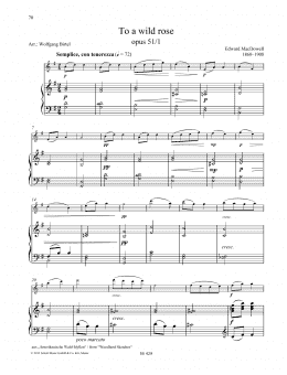 page one of To a Wild Rose (Woodwind Solo)