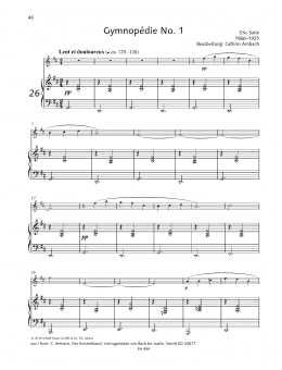 page one of Gymnopédie No. 1 (Woodwind Solo)