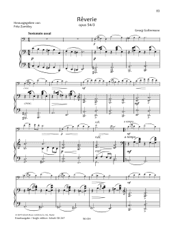 page one of Reverie (String Solo)