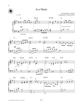 page one of Ave Maria (Piano Solo)