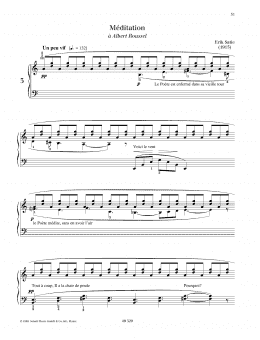 page one of Meditation (Piano Solo)