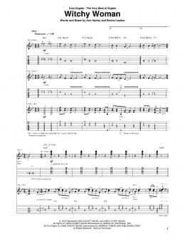 page one of Witchy Woman (Guitar Tab)