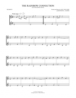 page one of The Rainbow Connection (Trumpet Duet)